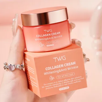 TWG Collagen Face Cream Whitening Anti Wrinkle Firming Moisturizer 50g