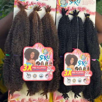 Soku 3x pre- fluffed poppin twist