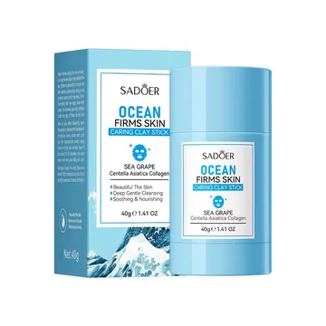 Sadoer Ocean Firms Skin Caring Clay Stick - Centella Asiatica and Collagen
