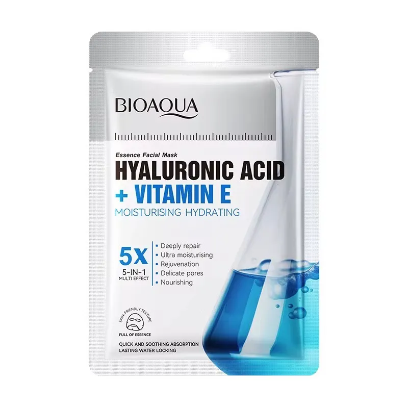 Bioaqua Hyaluronic Acid + Vitamin E Face Mask - Barrier Repair and Pore Treatment