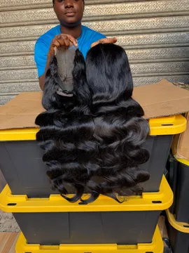 Wig Nora 5x5 Body Wave Human Hair Blend