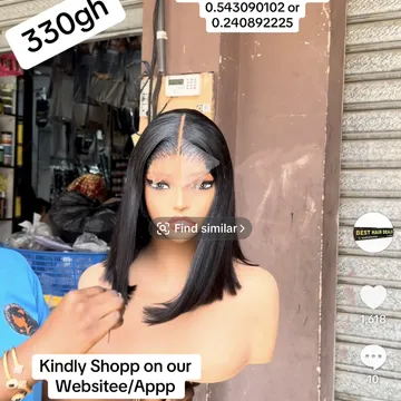 Wig Prisca 4x4 Closure Double Drawn