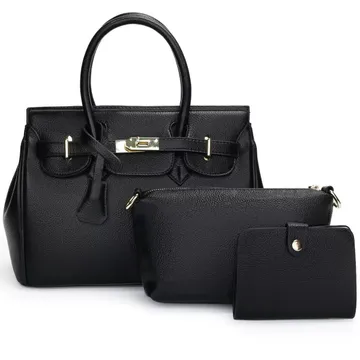 Black Hermes Large Capacity 3 In 1 Bag
