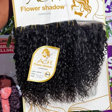ACH flower shadow pixie curls