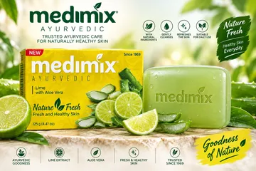 Medimix Ayurvedic Lime with Aloe Vera Soap – 125g