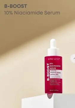 Nine Less B Boost 10% Niacinamide Serum 30ml for Sensitive Blemish and Dull Skin