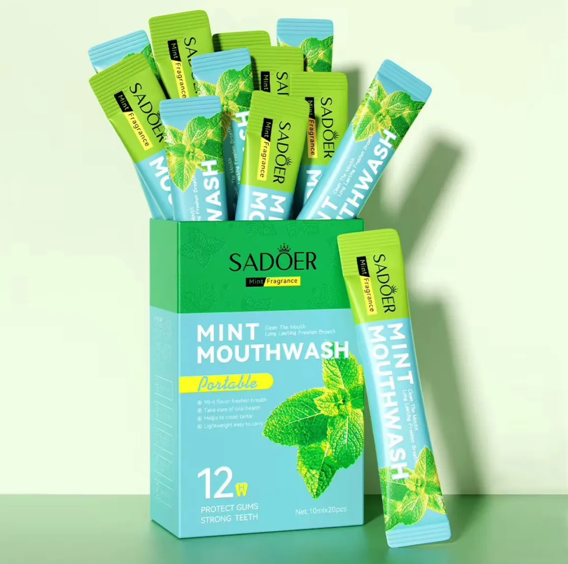 Sadoer Mint Mouthwash Box