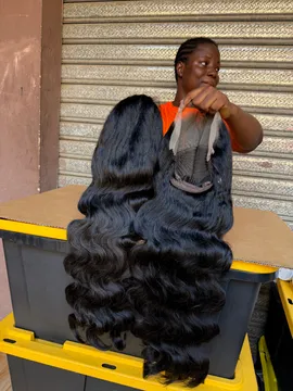 Wig Nora Full Frontal 30” Body Wave Human Hair Blend