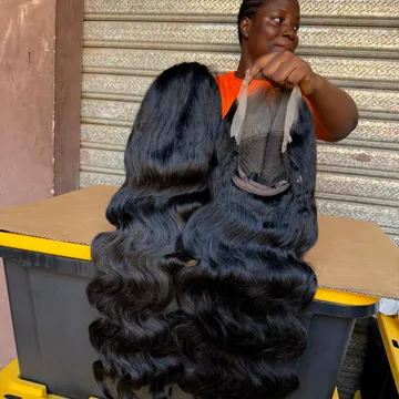 Wig Nora Full Frontal 30β Body Wave Human Hair Blend