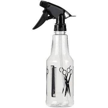 Clear spray bottle