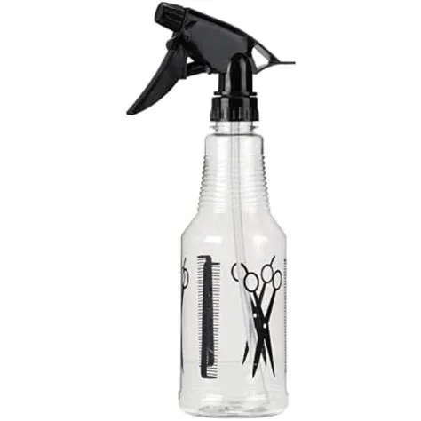 Clear spray bottle