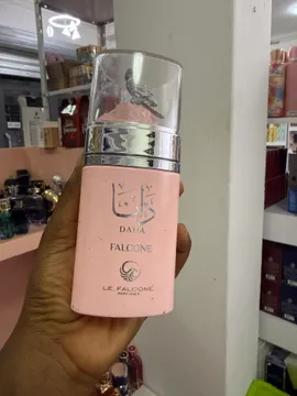 Dana Falcone Pink Perfume Bottle with Falcon Cap