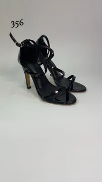 Heel 356 - ( Black/Silver/Gold) 2 and 1/2 inches heels