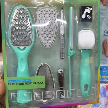 8 pc Pedicure Set