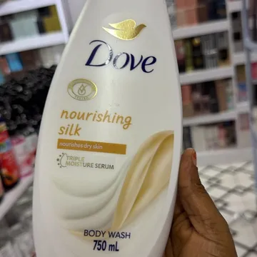 Dove Nourishing Silk Triple Moisture Serum Body Wash 750 mL