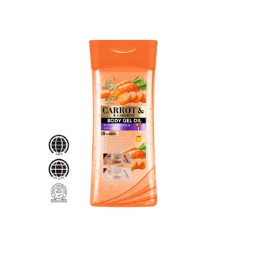 Roushun Carrot and B Carotene Body Oil Glowing and Hydrating 200ml