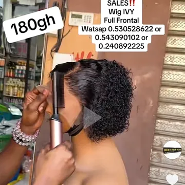 Wig IVY curls full frontal