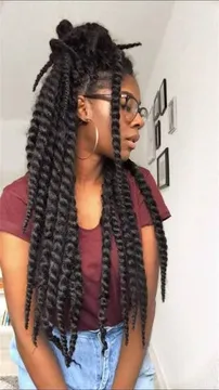 BRAIDS ( TWIST) (buy 4pcs ) for Full head