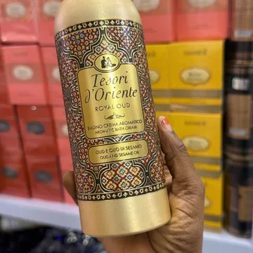 Tesori d Oriente Royal Oud Aromatic Bath Cream Oud and Sesame Oil