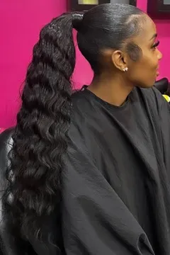 SUNDAY PROMO ✅‼️ DEEP WAVE PONY 30” Clip in