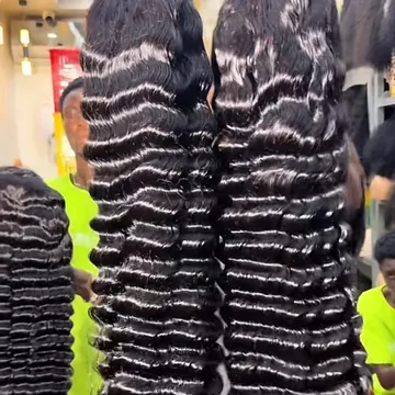Felicia deep wave 5*5. π― human hair can be bleached dyed and permed.
