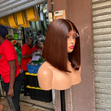 Wig Kelly Kim K Brown Bone Straight