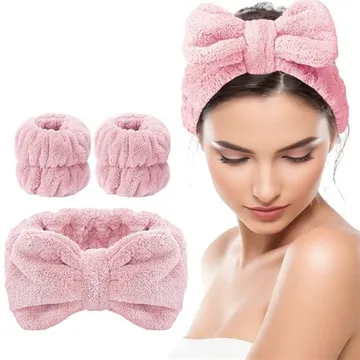 Spa Headband and wristband set