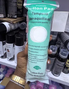 100% cotton pads