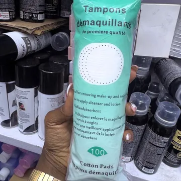 100% cotton pads