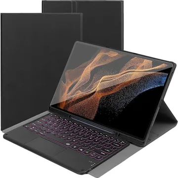 S25 ultra tablet with keyboard.