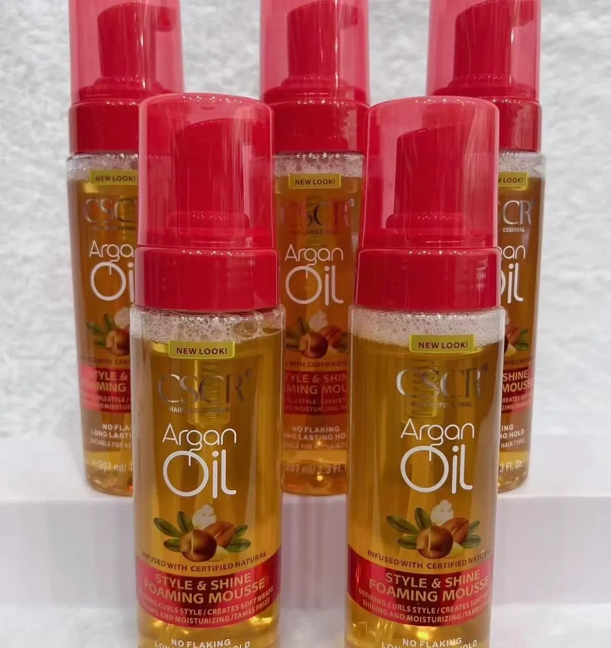 Argan Oil Style and Shine Foaming Mousse 7.3 oz