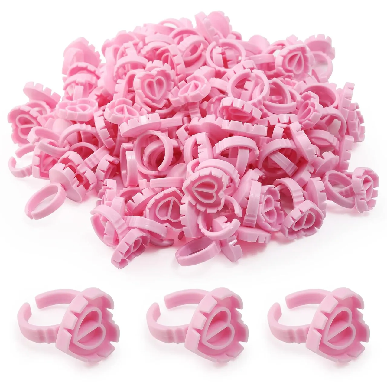Glue pigment rings