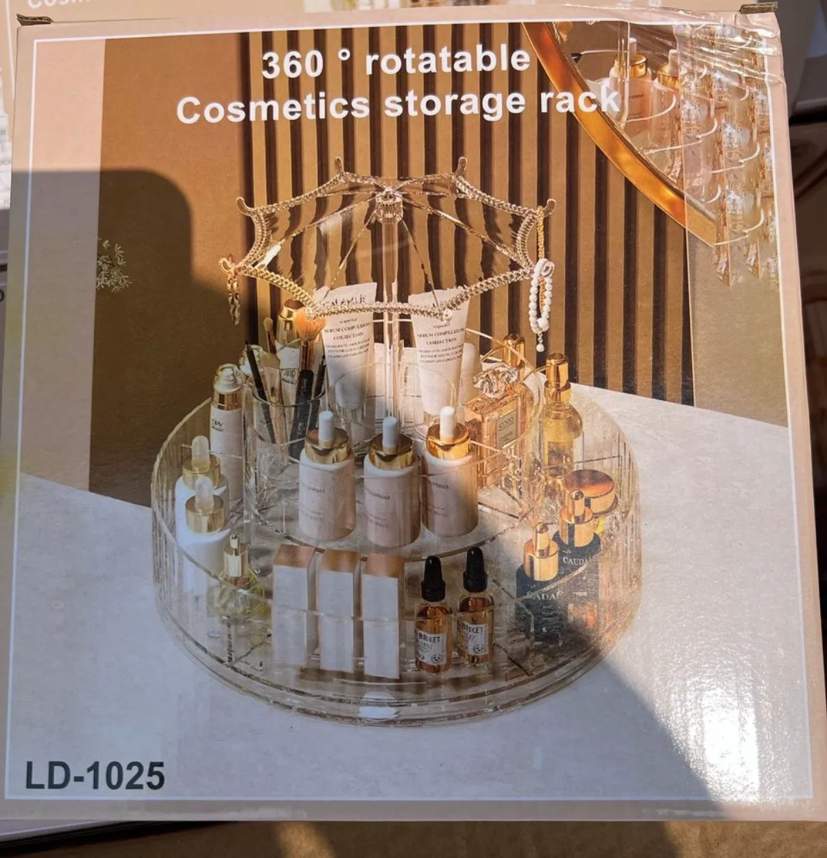 360 Degree Rotating Cosmetic Storage rack