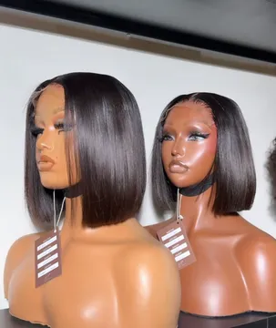 BONE STRAIGHT 💯 Human Hair ( 150grams ) 10” 4x4