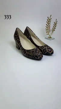 Heel 333 - ( black/ black) 1 inch heels