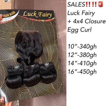 Luck Fairy Egg Curl with closure