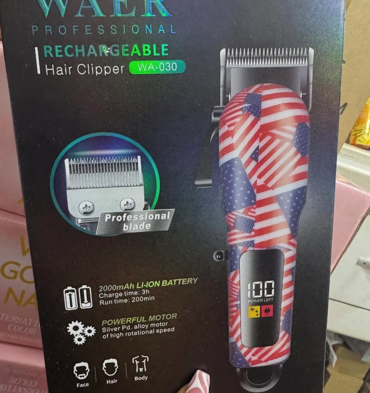 WAER Professional Hair Clipper WA 030