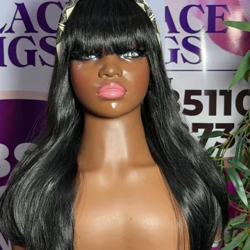 Lida fiber fringe wig cap