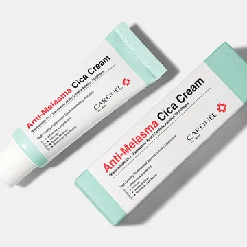 CARE NEL Anti Melasma Cica Cream Niacinamide Tranexamic Acid Centella Asiatica Extract for Brightening Soothing Repairing Moisture Barrier