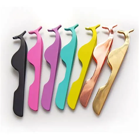 Strip lash tweezers