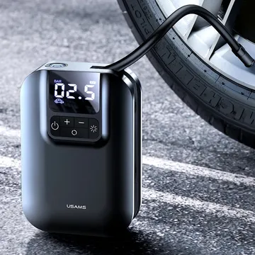 USAMS Mini Digital Car Tire Inflator Rechargeable