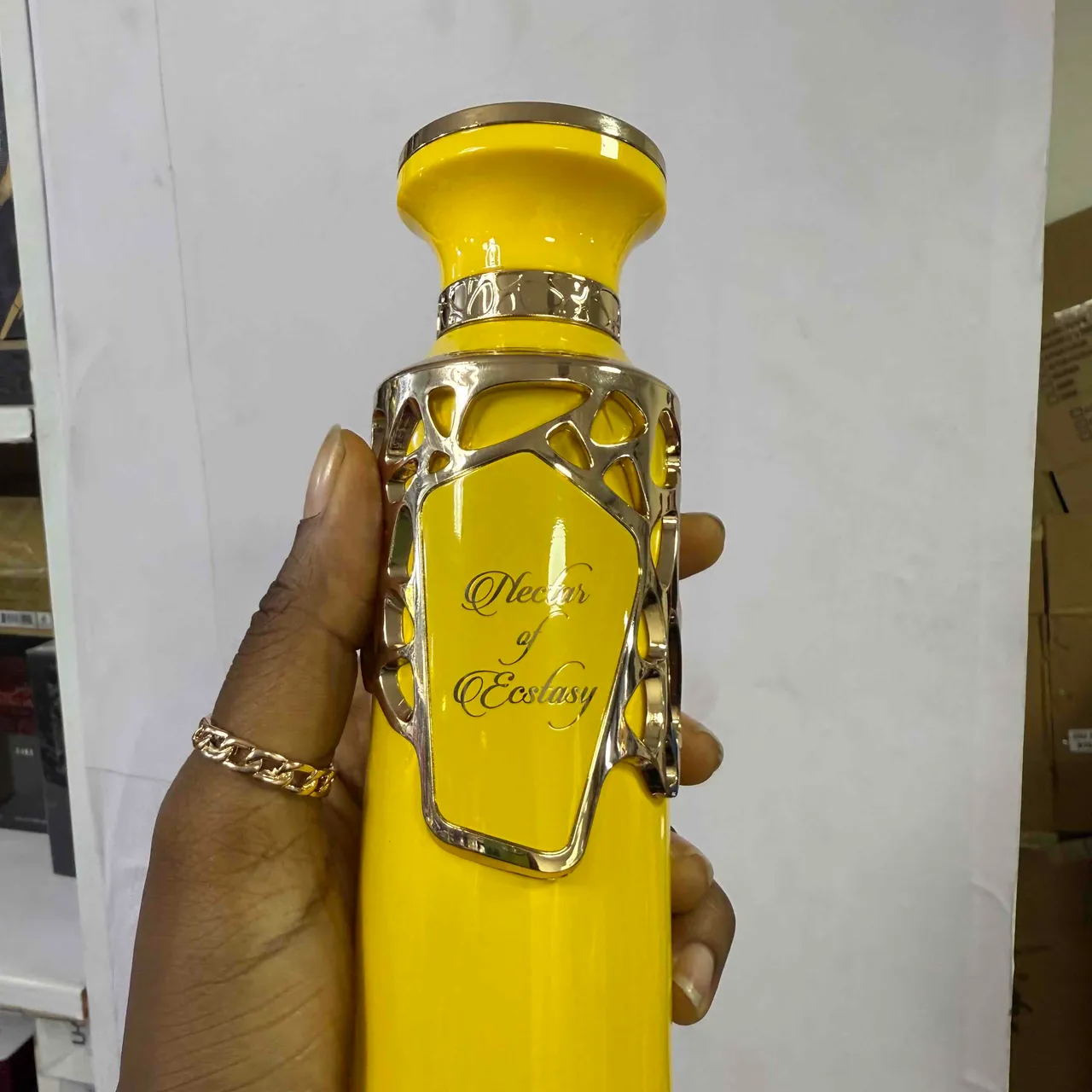 Nectar of Ecstasy Perfume Premium Yellow Bottle