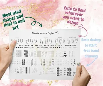 Silicon nail practice sheet