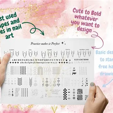 Silicon nail practice sheet