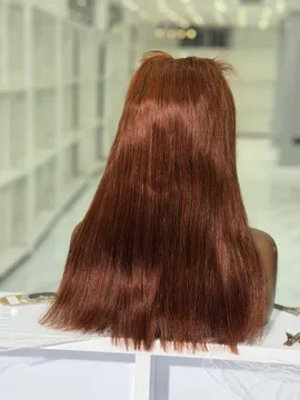 Gifty Ginger Stw Grade 11 13by4 frontal 💯 Human hair Very soft in texture None of the hair comes styled