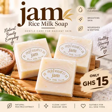 Jam Rice Milk Soap