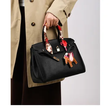 Black Hermes With Scarf 2 In 1 Bsg