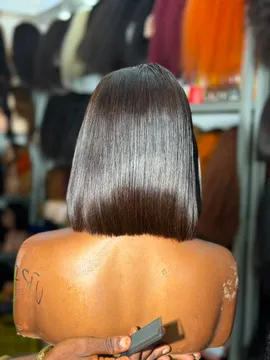 Lucky 13*4 Double drawn STW. 💯 human hair, very soft. Can be bleached,dyed and permed.
