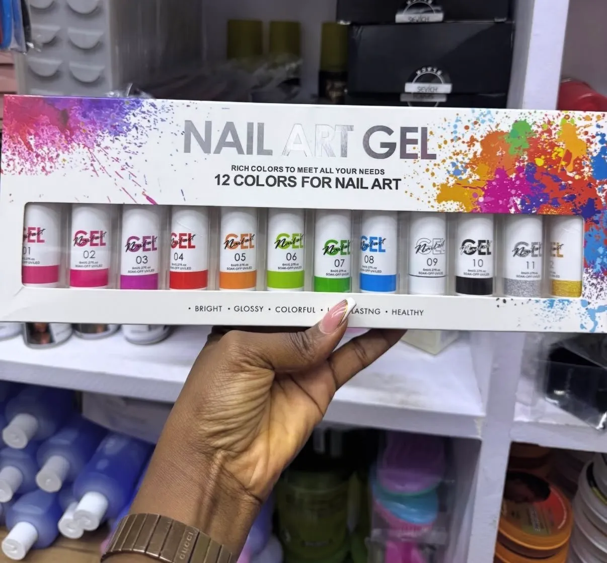 Nail Art Gel Set 12 Color Collection