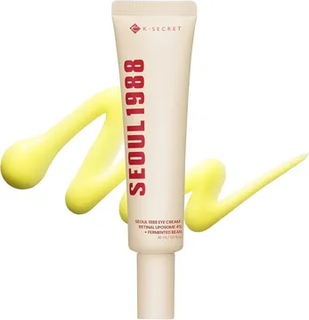 K-SECRET SEOUL 1988 Retinal Eye Cream Formulated with Advanced Retinal Liposome 4% and Fermented Bean for Dark Circles and Fine Line